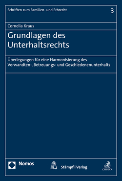 Grundlagen des Unterhaltsrechts von Kraus,  Cornelia