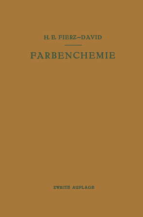 Grundlegende Operationen der Farbenchemie von Fierz-David,  Hans Eduard