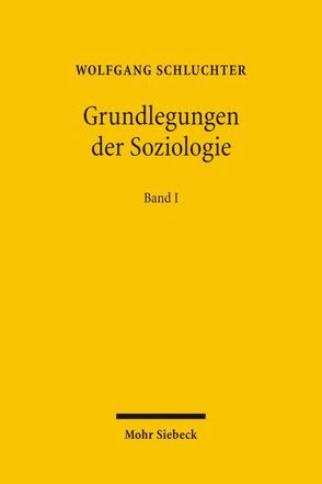 Grundlegungen der Soziologie von Schluchter,  Wolfgang