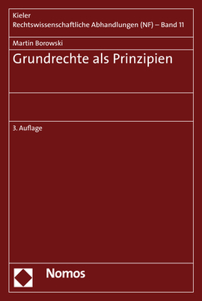 Grundrechte als Prinzipien von Borowski,  Martin