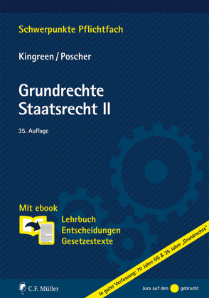 Grundrechte. Staatsrecht II von Kingreen,  Thorsten, Poscher,  Ralf