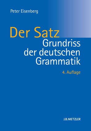 Grundriss der deutschen Grammatik von Eisenberg,  Peter, Thieroff,  Rolf