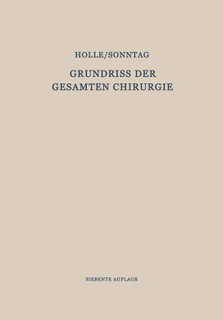 Grundriss der Gesamten Chirurgie von Holle,  Fritz, Jensen,  Hans-Peter