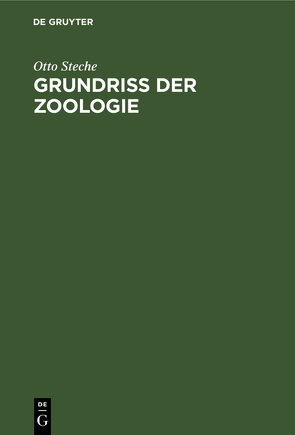 Grundriss der Zoologie von Steche,  Otto