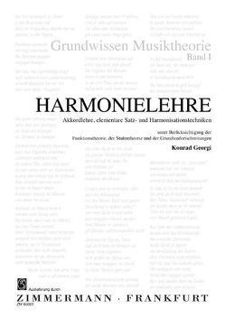 Grundwissen Musiktheorie, Band I – Harmonielehre von Georgi,  Konrad