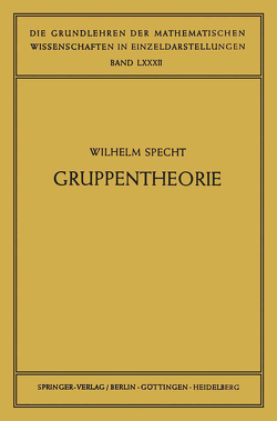 Gruppentheorie von Specht,  Wilhelm