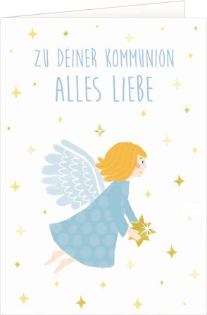 Grußkarte – Zu deiner Kommunion alles Liebe von Kelch,  Maren