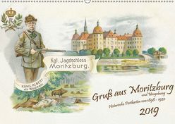 Gruß aus Moritzburg und Umgebung (Wandkalender 2019 DIN A2 quer) von Moritz,  Gunnar