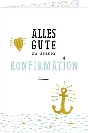 Grußkarte – Alles Gute zu deiner Konfirmation von Sander,  Gesa