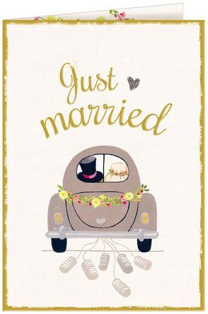 Grußkarte – Just married von Mußenbrock,  Anne