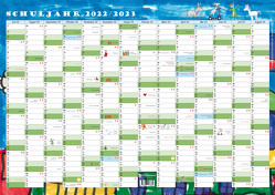 GSV Wandkalender – Schuljahr – Kalenderposter 2022/23 (DIN A2 Poster)