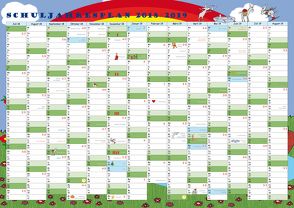 GSV Wandkalender – Schuljahresplan 2018/19 (DIN A2 Poster)