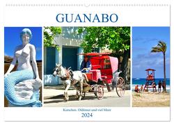 Guanabo – Kutschen, Oldtimer und viel Meer (Wandkalender 2024 DIN A2 quer), CALVENDO Monatskalender von von Loewis of Menar,  Henning