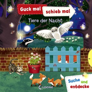 Guck mal, schieb mal! Suche und entdecke – Tiere der Nacht von Wren,  Jenny, Ziegler,  Anika