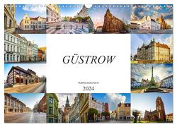 Güstrow Impressionen (Wandkalender 2024 DIN A3 quer), CALVENDO Monatskalender von Meutzner,  Dirk