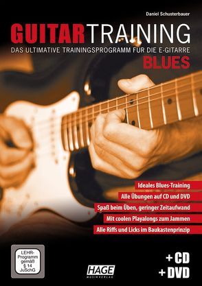 Guitar Training Blues + CD + DVD von Schusterbauer,  Daniel