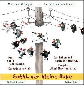 Gukki, der kleine Rabe: „Der König der Frösche“ und „Das Rabenland sucht den Superstar“ (Türkisch-Deutsch) von Bartsch,  Patrick, Günyüz,  Melike, Hemmatirad,  Reza