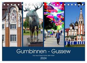 Gumbinnen – Gussew. Das neue Gesicht einer alten Stadt (Tischkalender 2024 DIN A5 quer), CALVENDO Monatskalender von von Loewis of Menar,  Henning