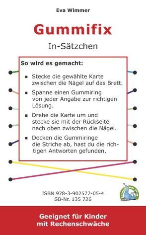 Gummifix – In-Sätzchen von Wimmer,  Eva