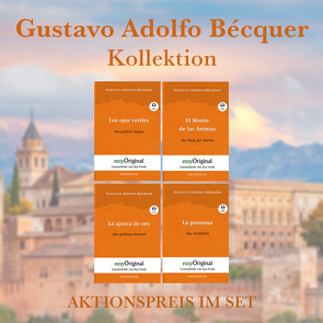 Gustavo Adolfo Bécquer Kollektion (Bücher + 4 Audio-CDs) – Lesemethode von Ilya Frank von Bauch,  Magdalena, Bécquer,  Gustavo Adolfo, Frank,  Ilya, Kessler,  Mia, Peters,  Ralf