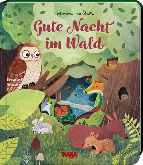 Gute Nacht im Wald von Davies,  Becky, Saldana,  Carmen, Storch,  Imke