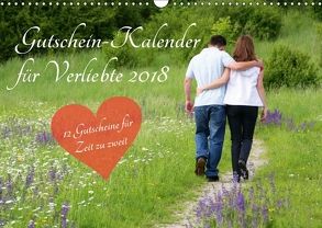 Gutschein-Kalender für Verliebte 2018 (Wandkalender 2018 DIN A3 quer) von Lehmann (Hrsg.),  Steffani