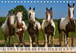 Gypsy Horses (Tischkalender 2021 DIN A5 quer) von weh-zet