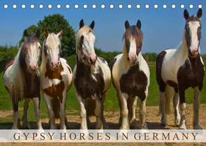 Gypsy Horses (Tischkalender 2022 DIN A5 quer) von weh-zet