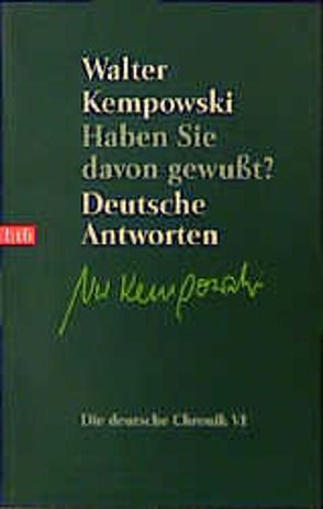 Haben Sie davon gewußt? von Kempowski,  Walter