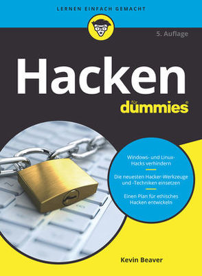 Hacken für Dummies von Beaver,  Kevin, Franken,  Gerhard