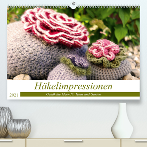 Häkelimpressionen – Gehäkelte Ideen für Haus und Garten (Premium, hochwertiger DIN A2 Wandkalender 2021, Kunstdruck in Hochglanz) von Przewlocki,  Inge