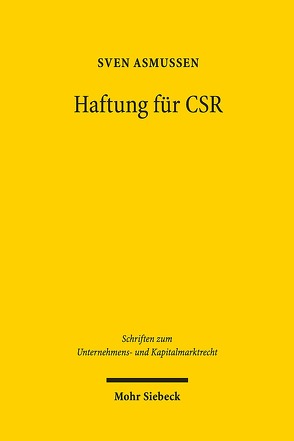 Haftung für CSR von Asmussen,  Sven