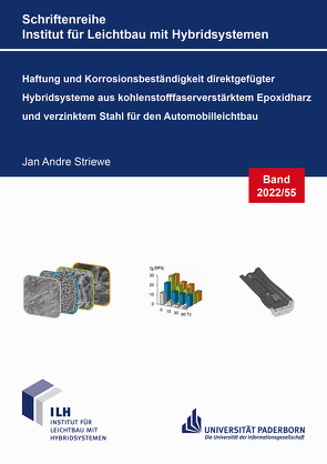 Haftung und Korrosionsbeständigkeit direktgefügter Hybridsysteme aus kohlenstofffaserverstärktem Epoxidharz und verzinktem Stahl für den Automobilleichtbau von Striewe,  Jan Andre