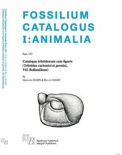 Hahn & Hahn: Fossilium Catalogus I: Animalia; Pars 153 von Hahn,  Gerhard, Hahn,  Renate