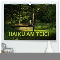 HAIKU AM TEICH (hochwertiger Premium Wandkalender 2024 DIN A2 quer), Kunstdruck in Hochglanz von fru.ch,  fru.ch