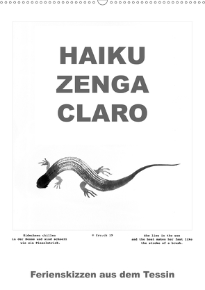 HAIKU ZENGA CLARO (Wandkalender 2021 DIN A2 hoch) von fru.ch