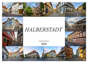 Halberstadt Impressionen (Wandkalender 2024 DIN A2 quer), CALVENDO Monatskalender von Meutzner,  Dirk