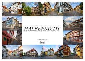 Halberstadt Impressionen (Wandkalender 2024 DIN A3 quer), CALVENDO Monatskalender von Meutzner,  Dirk