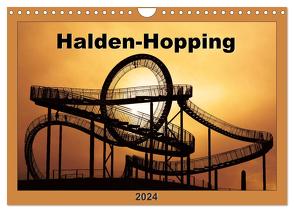 Halden-Hopping (Wandkalender 2024 DIN A4 quer), CALVENDO Monatskalender von Grau,  Anke