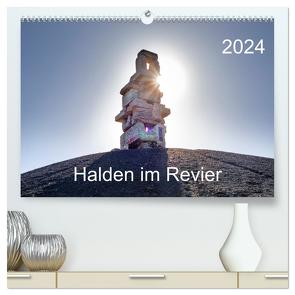 Halden im Revier (hochwertiger Premium Wandkalender 2024 DIN A2 quer), Kunstdruck in Hochglanz von Linden,  Fabian