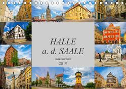 Halle a. d. Saale Impressionen (Tischkalender 2019 DIN A5 quer) von Meutzner,  Dirk