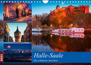 Halle-Saale – Die schönsten Ansichten (Wandkalender 2023 DIN A4 quer) von Wasilewski,  Martin