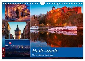 Halle-Saale – Die schönsten Ansichten (Wandkalender 2024 DIN A4 quer), CALVENDO Monatskalender von Wasilewski,  Martin