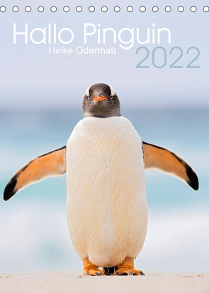 Hallo Pinguin (Tischkalender 2022 DIN A5 hoch) von Odermatt,  Heike