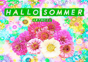 Hallo Sommer – Artwork (Tischkalender 2022 DIN A5 quer) von Brunner-Klaus,  Liselotte