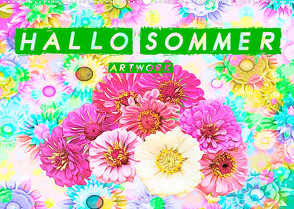 Hallo Sommer – Artwork (Wandkalender 2022 DIN A2 quer) von Brunner-Klaus,  Liselotte