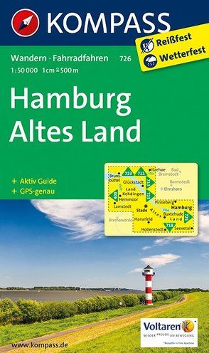 KOMPASS Wanderkarte Hamburg, Altes Land von KOMPASS-Karten GmbH