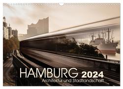 Hamburg Architektur und Stadtlandschaft (Wandkalender 2024 DIN A3 quer), CALVENDO Monatskalender von Klauß,  Kai-Uwe