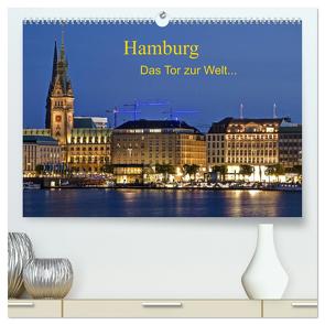 Hamburg . Das Tor zur Welt… (hochwertiger Premium Wandkalender 2024 DIN A2 quer), Kunstdruck in Hochglanz von Nordbilder,  Nordbilder