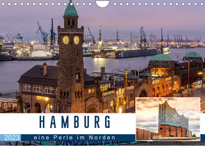 Hamburg eine Perle im Norden (Wandkalender 2023 DIN A4 quer) von Widerstein,  Stefan